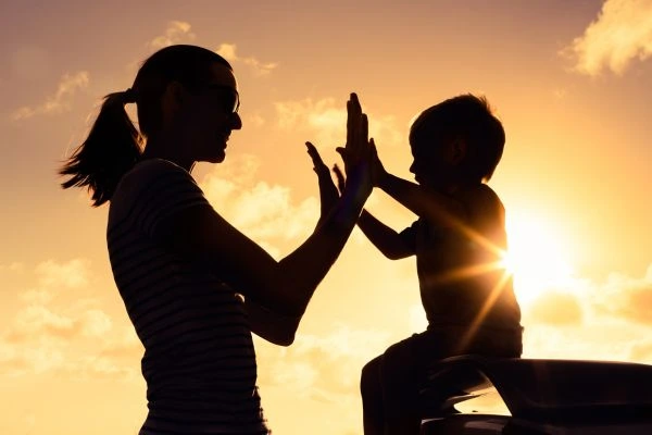 Image of happy mother and child after resolving child arrangements North Yorkshire