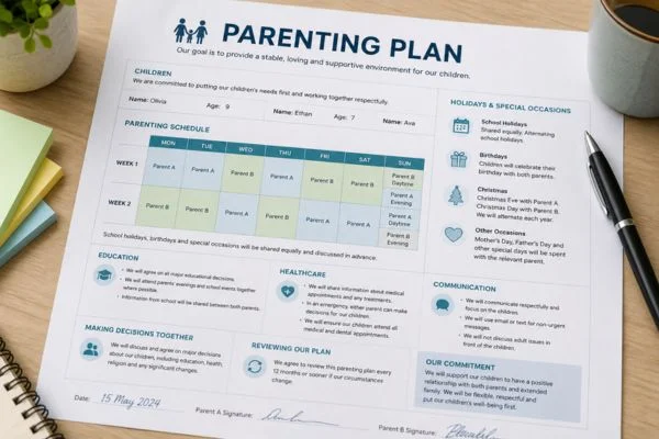 Understand parenting plans North Yorkshire